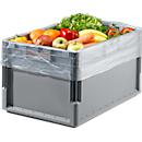 Sacos com dobra lateral para caixas de dimensões EURO ELB