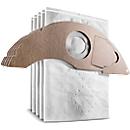 Sacos de filtro Kärcher, para aspiradores NT 22/ 1 AP L & NT 22/ 1 AP L & NT 22/ 1 AP TE L, classe de pó L, 5 peças, não- tecido, branco