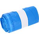 Sacs poubelle - HDPE - 120 L - 30 microns avec cordon - bleu - 250 p.