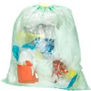 Sacs poubelle - HDPE - 60 L - 18 microns - avec cordon - vert - 480 p.