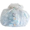 Sacs poubelle TRILine® - en polyéthylène recyclé - L 790 x l. 660 x H 1800 mm - 500 L - 40 microns - transparent - 50 p.