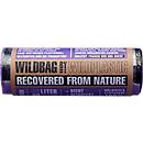 Sacs poubelle Wildplastic® - LDPE recyclé - L 660 x H 840 mm - 60 l - 30 µm - 100 % recyclables - transparent - 15 rouleaux de 10 sacs