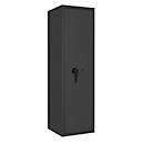 Safe Lyra 12, klasse 0 volgens EN 1143-1, 125 l, deur rechts draaiend, dubbelbaardsluiting, 3 etages, B 400 x D 420 x H 1400 mm, grafietgrijs RAL 7024