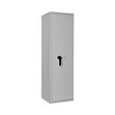 Safe Lyra 12, klasse 0 volgens EN 1143-1, 125 l, deur rechts draaiend, dubbelbaardsluiting, 3 etages, B 400 x D 420 x H 1400 mm, lichtgrijs RAL 7035
