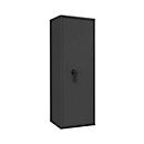 Safe Lyra 14, klasse 0 volgens EN 1143-1, 165 l, deur rechts draaiend, dubbelbaardsluiting, 3 etages, B 500 x D 420 x H 1400 mm, grafietgrijs RAL 7024