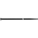 SapiSelco Colliers de serrage SEL.FIT, polyamide 6.6 noir, L 280 x l 4,5 mm, Ø du faisceau 76 mm, charge de traction 220N, 100 pièces