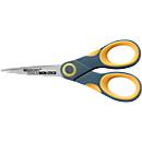 Schaar titanium nitride non stick, staal roestvast, anti-kleef-coating, voor rechts-/linkshandigen, L 127 mm
