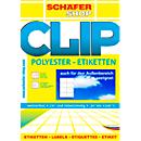 Schaefer- Shop étiquettes ultra résistantes en polyester, étanches, paquet de 20 feuilles