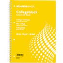 SCHÄFER SHOP Collegeblöcke CLIP, DIN A4, 80 Blatt, 5 Stück, weiß