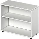 Schäfer Shop Étagère Genius TETRIS WOOD, 2 HC, hauteur avec patins, L 1000 mm, gris clair