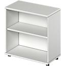 Schäfer Shop Étagère Genius TETRIS WOOD, 2 HC, hauteur avec patins, L 800 mm, gris clair