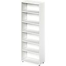 Schäfer Shop Étagère Genius TETRIS WOOD, 6 HC, hauteur avec patins, L 800 mm, blanc