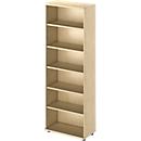 Schäfer Shop Étagère Genius TETRIS WOOD, 6 HC, hauteur incl. patins, L 800 mm, décor érable
