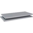 Schäfer Shop Genius 280139 - Étagères TETRIS SOLID, pour armoires à portes battantes, en acier, l. 800 mm, alu blanc, 2 p.