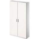 Schäfer Shop Genius Archief-/garderobekast TETRIS SOLID, b 1200 mm, 5 ordnerhoogten, afsluitbaar, wit/blank aluminium