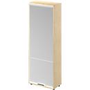 Schäfer Shop Genius Armario de persiana vertical TETRIS WOOD, 5,5 AA, Al 2270 mm, altura incl. deslizador, acabado en arce