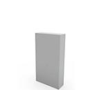 Schäfer Shop Genius Armario de puertas batientes TETRIS WALL, 6 alturas de archivo, bisagra de puerta a la derecha, An 1200 x P 440 x Al 2250 mm, gris luminoso