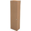 Schäfer Shop Genius Armario de puertas batientes TETRIS WALL, 6 alturas de carpeta, tope de puerta a la izquierda, ancho 600 x fondo 440 x alto 2250 mm, decoración de haya