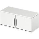 Schäfer Shop Genius Armario superior de puertas batientes TETRIS WOOD, 1 AA, An 1000, blanco