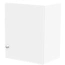 Schäfer Shop Genius Armario superior TETRIS WALL, 2 alturas de archivo, bisagra de puerta a la derecha, An 600 x P 440 x Al 740 mm, blanco