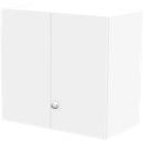 Schäfer Shop Genius Armario superior TETRIS WALL, 2 alturas de archivo, bisagra de puerta a la derecha, An 800 x P 440 x Al 740 mm, blanco