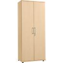 Schäfer Shop Genius Armoire à portes battantes TETRIS WOOD, 5 HC, hauteur incl. patins, L 800 mm, décor hêtre
