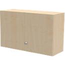 Schäfer Shop Genius Armoire à poser TETRIS WALL, 2 hauteurs de classeur, charnière de porte côté droit, l. 1200 x P 440 x H 740 mm, coloris érable