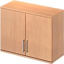 Schäfer Shop Genius Armoire à poser TETRIS WOOD, 2 HC, l. 1000 mm, verrouillable, coloris hêtre