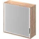 Schäfer Shop Genius Armoire à rideau d'extension TETRIS WOOD, 3 HC, l. 1200, cerisier Romana