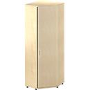Schäfer Shop Genius Armoire d'angle TETRIS WOOD, 6 HC, l. 800 x H 2270 mm, hauteur (patins inclus), coloris érable 