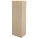 Schäfer Shop Genius Armoire-vestiaire TETRIS WALL, 1 étagère, charnière de porte côté gauche, l. 600 x P 440 x H 1880 mm, coloris érable