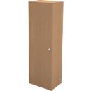 Schäfer Shop Genius Armoire-vestiaire TETRIS WALL, 1 étagère, charnière de porte côté gauche, l. 600 x P 440 x H 1880 mm, coloris hêtre