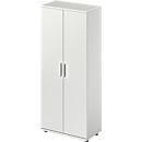 Schäfer Shop Genius Armoire-vestiaire TETRIS WOOD, 5 HC, H 1910 mm, hauteur (patins inclus), gris clair 