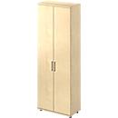 Schäfer Shop Genius Armoire-vestiaire TETRIS WOOD, 6 HC, H 2270 mm, hauteur (patins inclus), coloris érable 