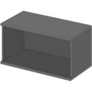 Schäfer Shop Genius Aufsatzregal TETRIS WOOD, 1 OH, B 800, graphit