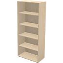 Schäfer Shop Genius Bibliothèque étagère TETRIS WALL, 5 HC, l. 800 x P 420 x H 1880 mm, érable
