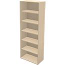 Schäfer Shop Genius Bibliothèque étagère TETRIS WALL, 6 HC, l. 800 x P 420 x H 2250 mm, érable