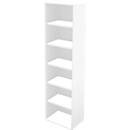 Schäfer Shop Genius Bibliothèque TETRIS WALL, 6 HC, L 600 x P 420 x H 2250 mm, blanc