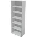 Schäfer Shop Genius Bibliothèque TETRIS WALL, 6 HC, L 800 x P 420 x H 2250 mm, gris clair