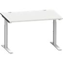 Schäfer Shop Genius Bureau MODENA FLEX, 1200 x 800 mm, gris clair