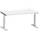 Schäfer Shop Genius Bureau MODENA FLEX, 1600 x 800 mm, gris clair