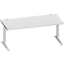 Schäfer Shop Genius Bureau MODENA FLEX, 1800 x 800 mm, gris clair