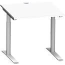 Schäfer Shop Genius Bureau MODENA FLEX, 800 x 800 mm, blanc