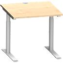 Schäfer Shop Genius Bureau MODENA FLEX, 800 x 800 mm, érable