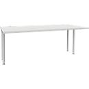 Schäfer Shop Genius bureau MODENA FLEX, breedte 1800 mm, aan beide zijden ingekort, lichtgrijs