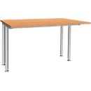 Schäfer Shop Genius Bureautafel MODENA FLEX, breedte 1200 mm, aan beide zijden ingekort, beuken 