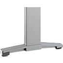 Schäfer Shop Genius C-leg short for desk PLANOVA ERGOSTYLE, white aluminium