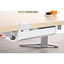 Schäfer Shop Genius Chemin de câbles PLANOVA ERGOSTYLE, 1138 mm, pour table 1600, blanc