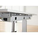 Schäfer Shop Genius Chemin de câbles PLANOVA ERGOSTYLE, 1538 mm, pour table 2000, alu blanc