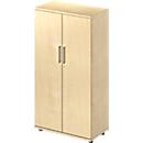 Schäfer Shop Genius draaideurkast TETRIS WOOD, 4 OH, hoogte incl. glijders, B 800 mm, ahorn decor